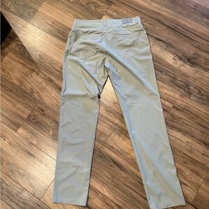 Peter Millar British Cream Bingham Performance Five-Pocket Pant